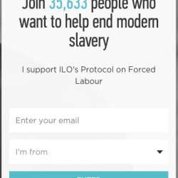 Make a stand to end modern slavery