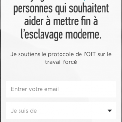 Mobilisons-nous contre l'esclavage moderne