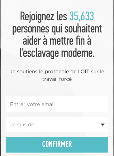 Mobilisons-nous contre l'esclavage moderne