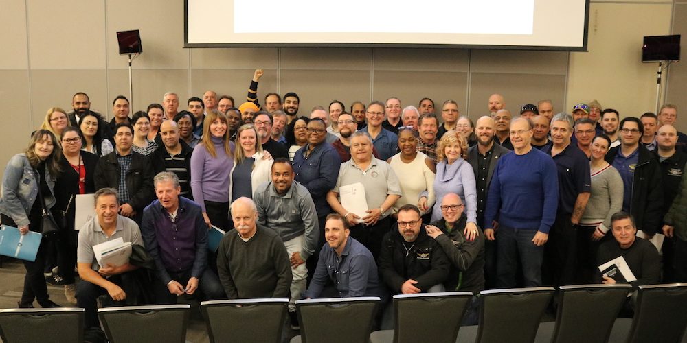 Largest-ever action lobby by IAM as labour movement goes to Parliament Hill