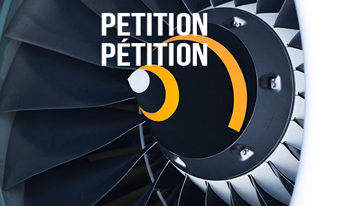 Sign the NDP petition to support the aviation industry