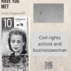 VIOLA DESMOND - Affiches du Mois de l’histoire des Noirs de la section locale 2323 de l’AIM