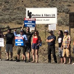 Les briseurs de grèves à l'usine d'Ashcroft peuvent constituer un danger pour la santé et la sécurité, selon le représentant de l'AIM