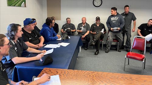 Local Lodge 2332 members sign new agreement at Prouse Chevrolet