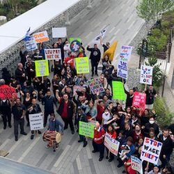 Airport screeners rally for dignity, justice