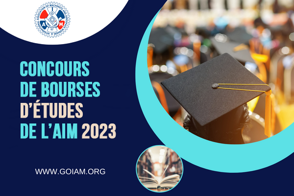 Concours de bourses d’études de l’AIM 2023
