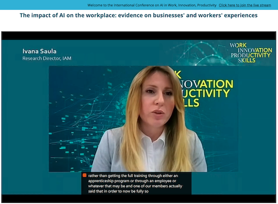 IAM’s Saula makes key presentation at international OECD conference