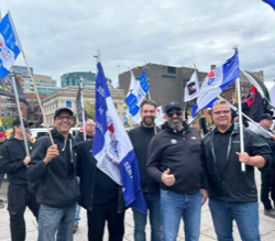 United in support of anti-scab legislation