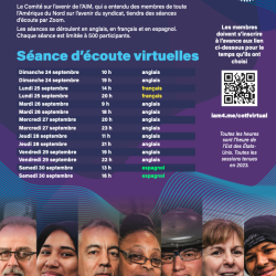 Le Comité sur l’avenir de l’AIM - maintenant sur Zoom 