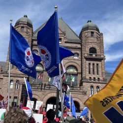 IAM members join thousands to support public healthcare