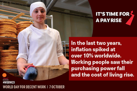 World Day for Decent Work : It’s Time for a Pay Rise