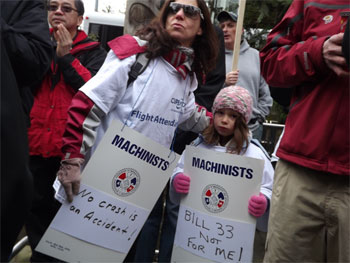 Photos from Vancouver rally against Aveos shutdown